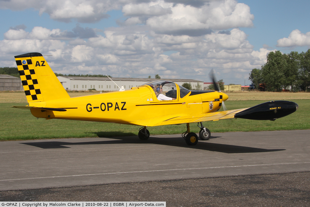 G-OPAZ, 2001 Pazmany PL-2 C/N PFA 069-10673, Pazmany PL-2 at Breighton Airfield's Summer Madness All Comers Fly-In in August 2010.