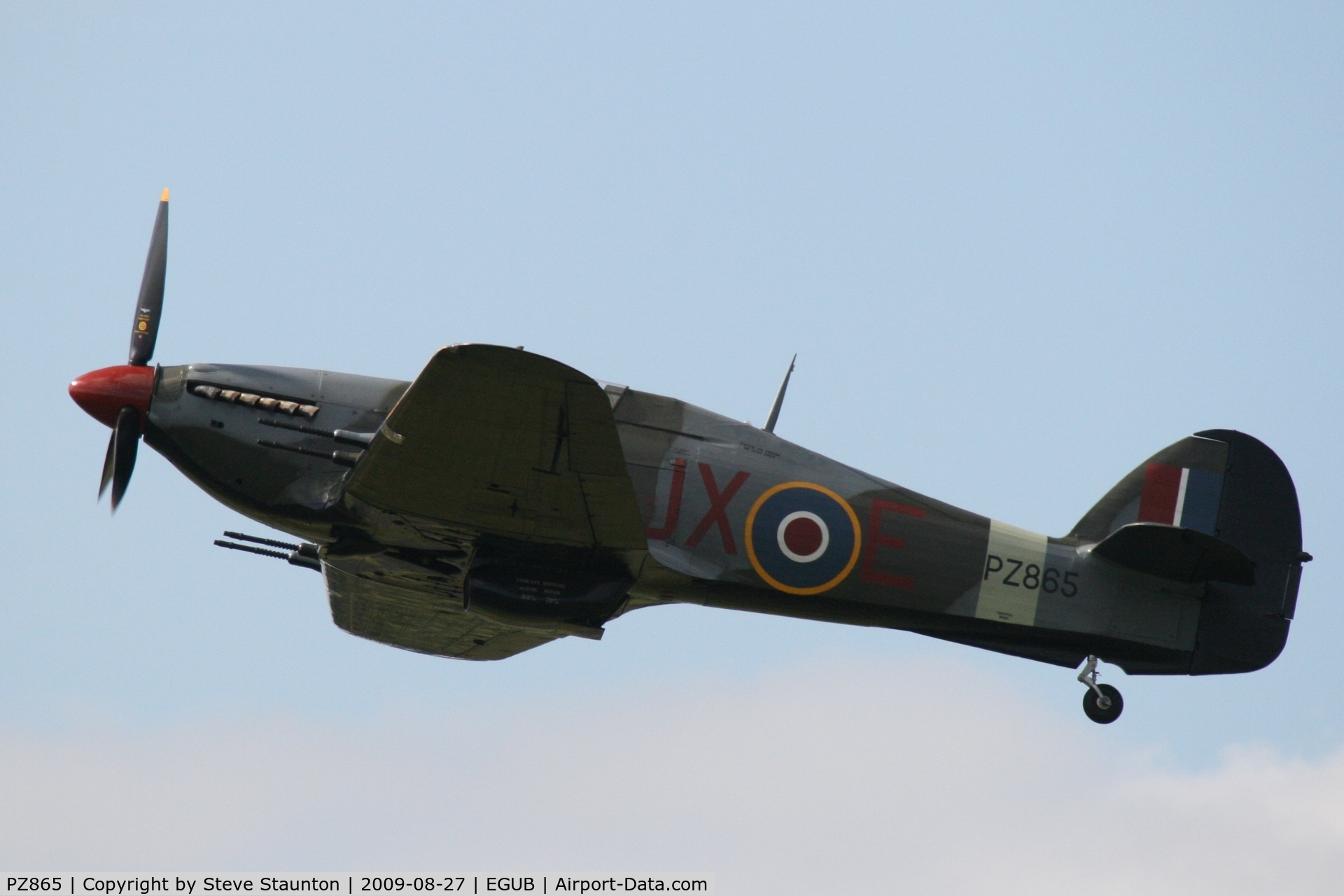 PZ865, 1944 Hawker Hurricane IIC C/N PZ865, Taken at RAF Benson Families Day, August 2009