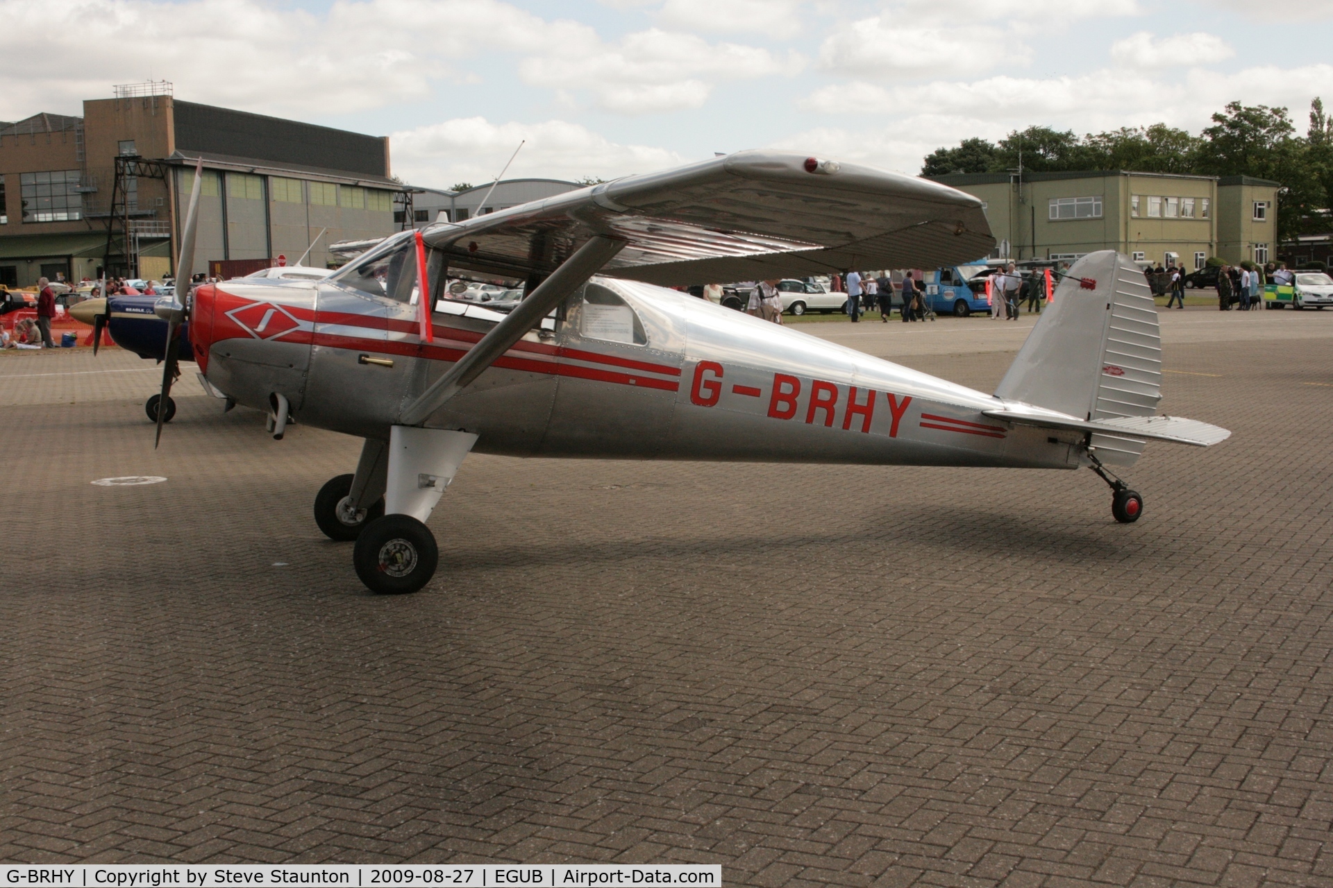G-BRHY, 1947 Luscombe 8E Silvaire C/N 5138, Taken at RAF Benson Families Day, August 2009