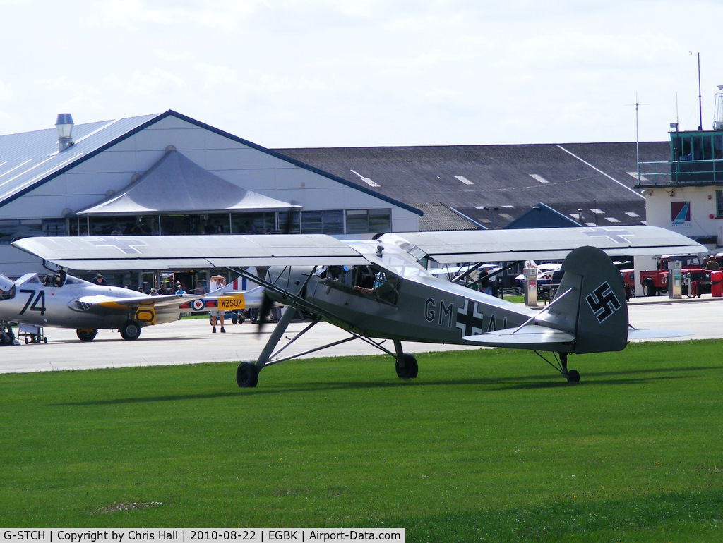 G-STCH, 1942 Fieseler Fi-156A-1 Storch C/N 2088, at the Sywell Airshow