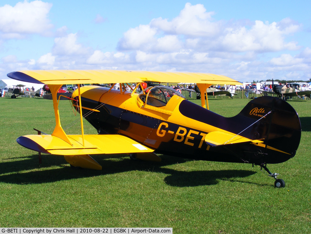 G-BETI, 1981 Pitts S-1D Special C/N PFA 009-10156, at the Sywell Airshow