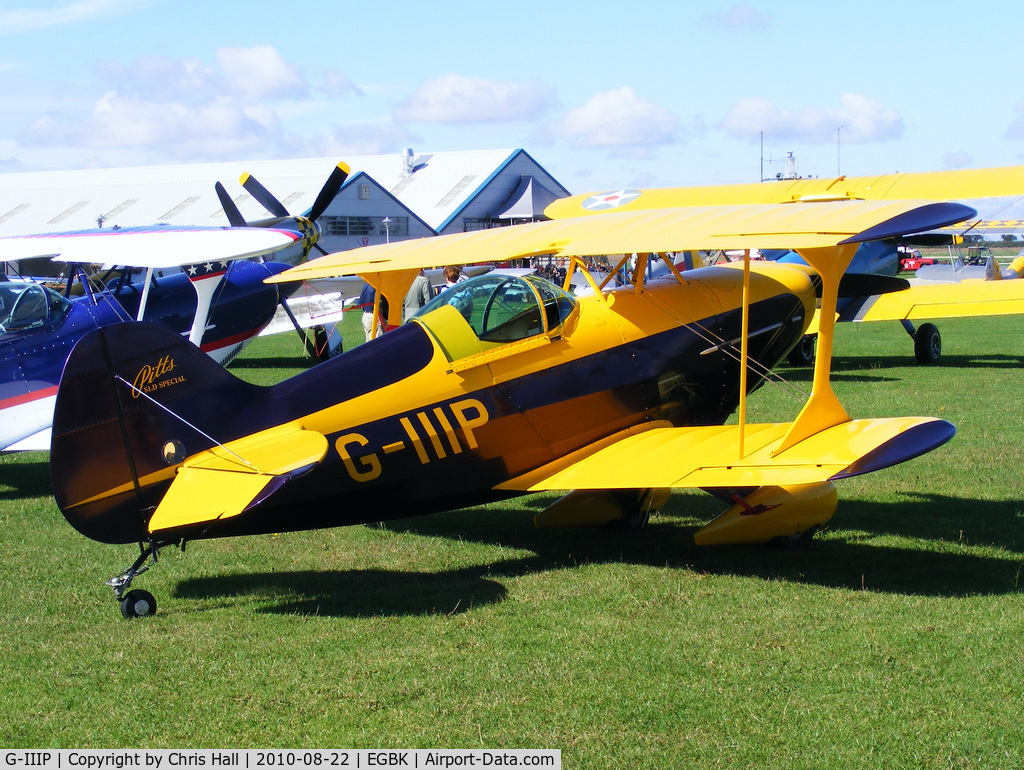 G-IIIP, 1984 Pitts S-1D Special C/N PFA 009-10195, at the Sywell Airshow
