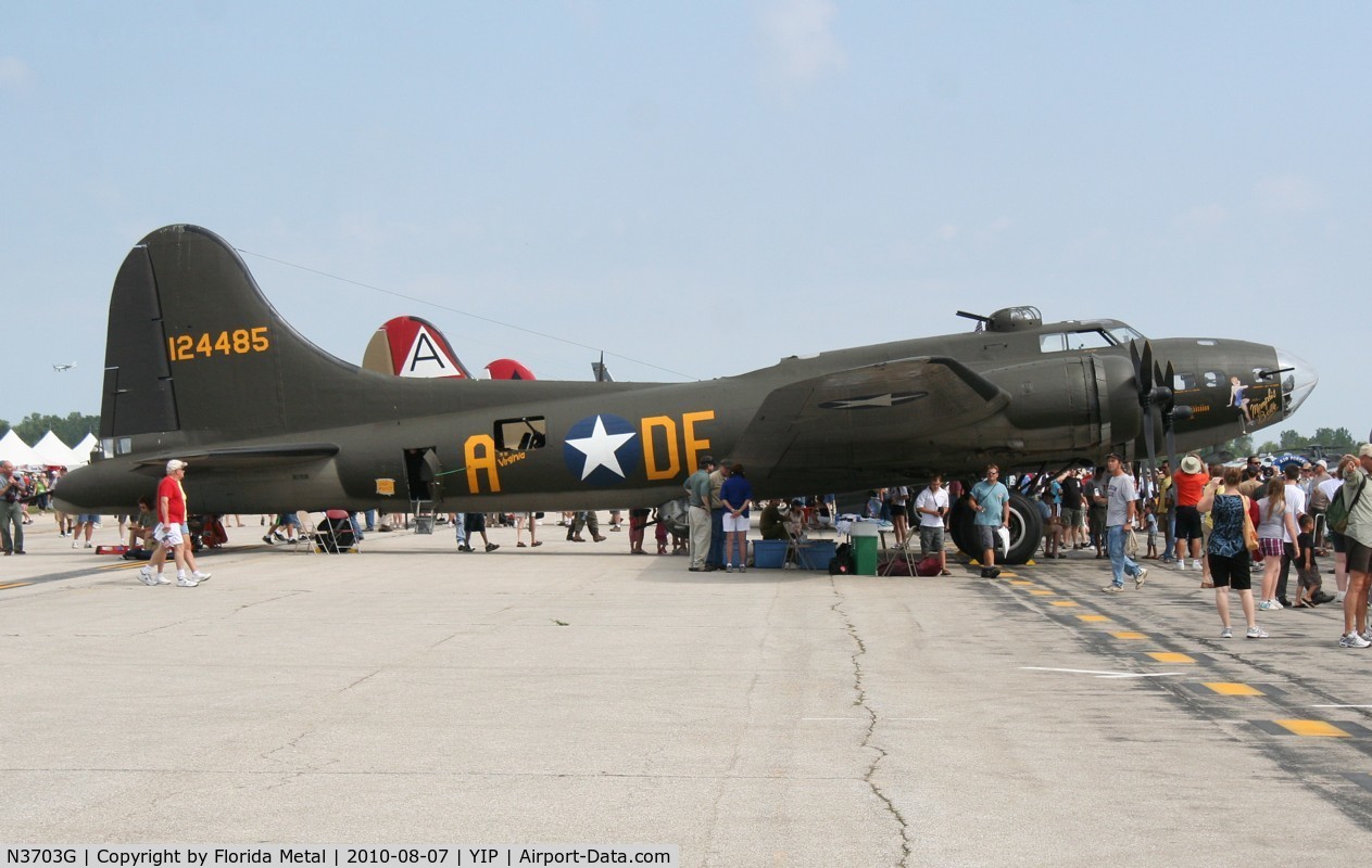 N3703G, 1945 Boeing B-17G Flying Fortress C/N 44-83546-A, Memphis Belle