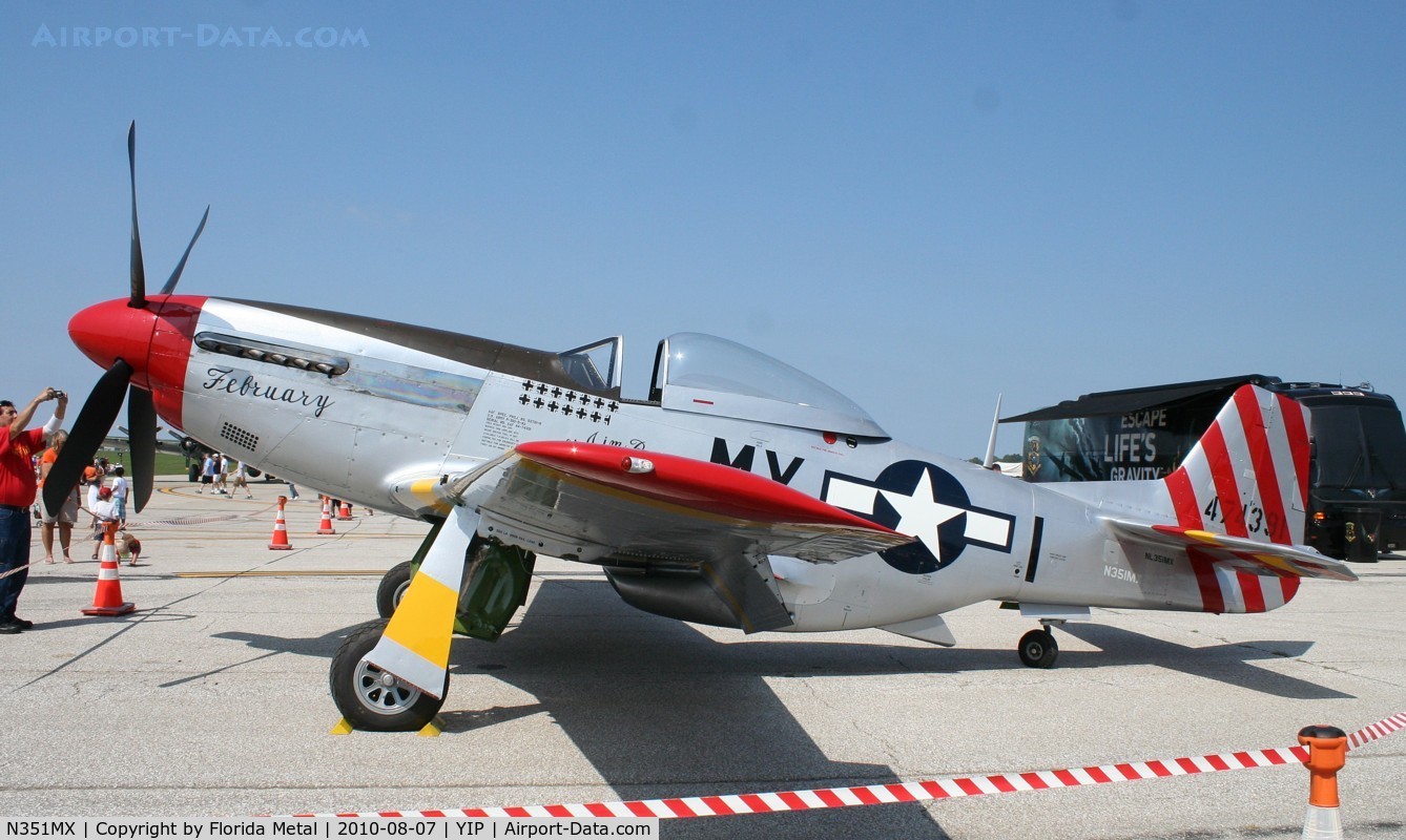 N351MX, 1944 North American P-51D Mustang C/N 122-40931 (44-74391), February