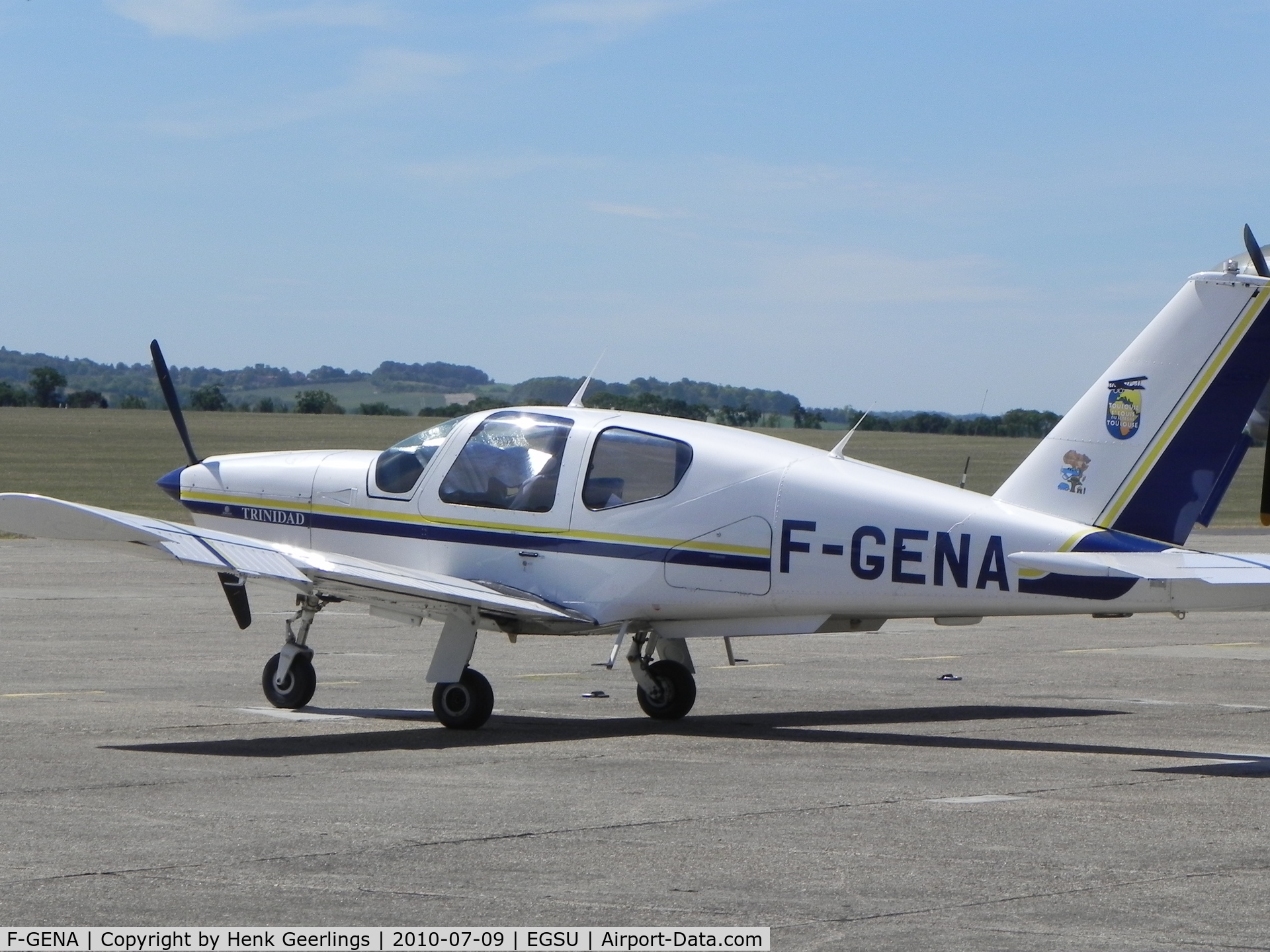 F-GENA, 1984 Socata TB-20 Trinidad C/N 450, Duxford , Flying Legends , jul  2010