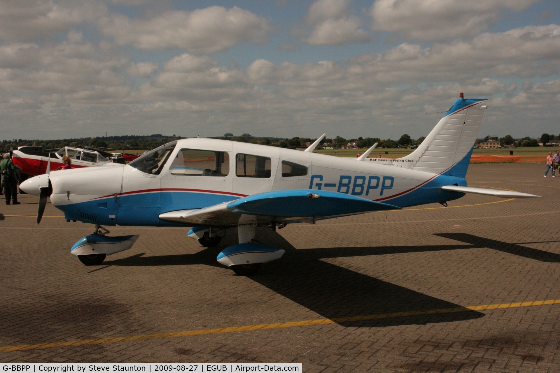 G-BBPP, 1973 Piper PA-28-180 Cherokee Archer C/N 28-7405007, Taken at RAF Benson Families Day, August 2009