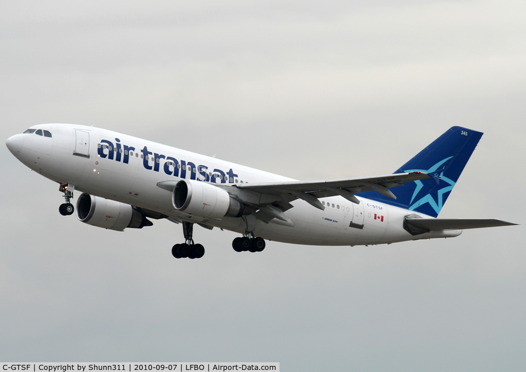 C-GTSF, 1988 Airbus A310-304 C/N 472, Taking off rwy 32L