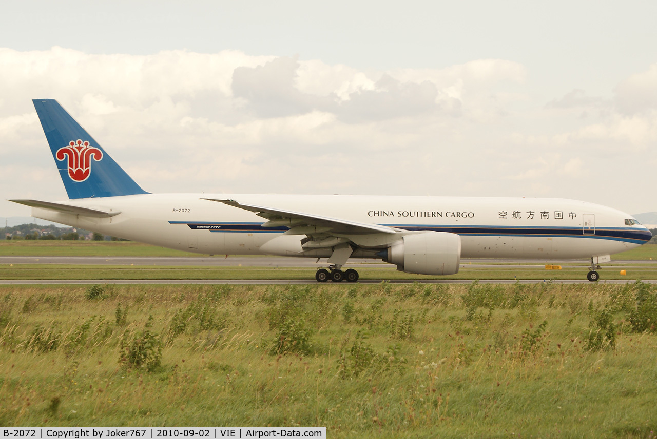 B-2072, 2009 Boeing 777-F1B C/N 37310, China Southern Cargo