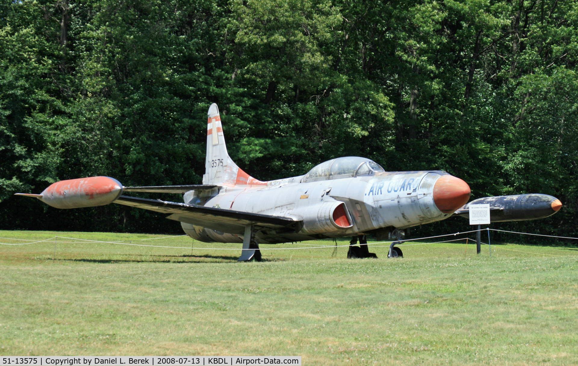 51-13575, 1952 Lockheed F-94C-1-LO Starfire C/N 880-8359, Cold War fighter on display at the New England Air Museum.