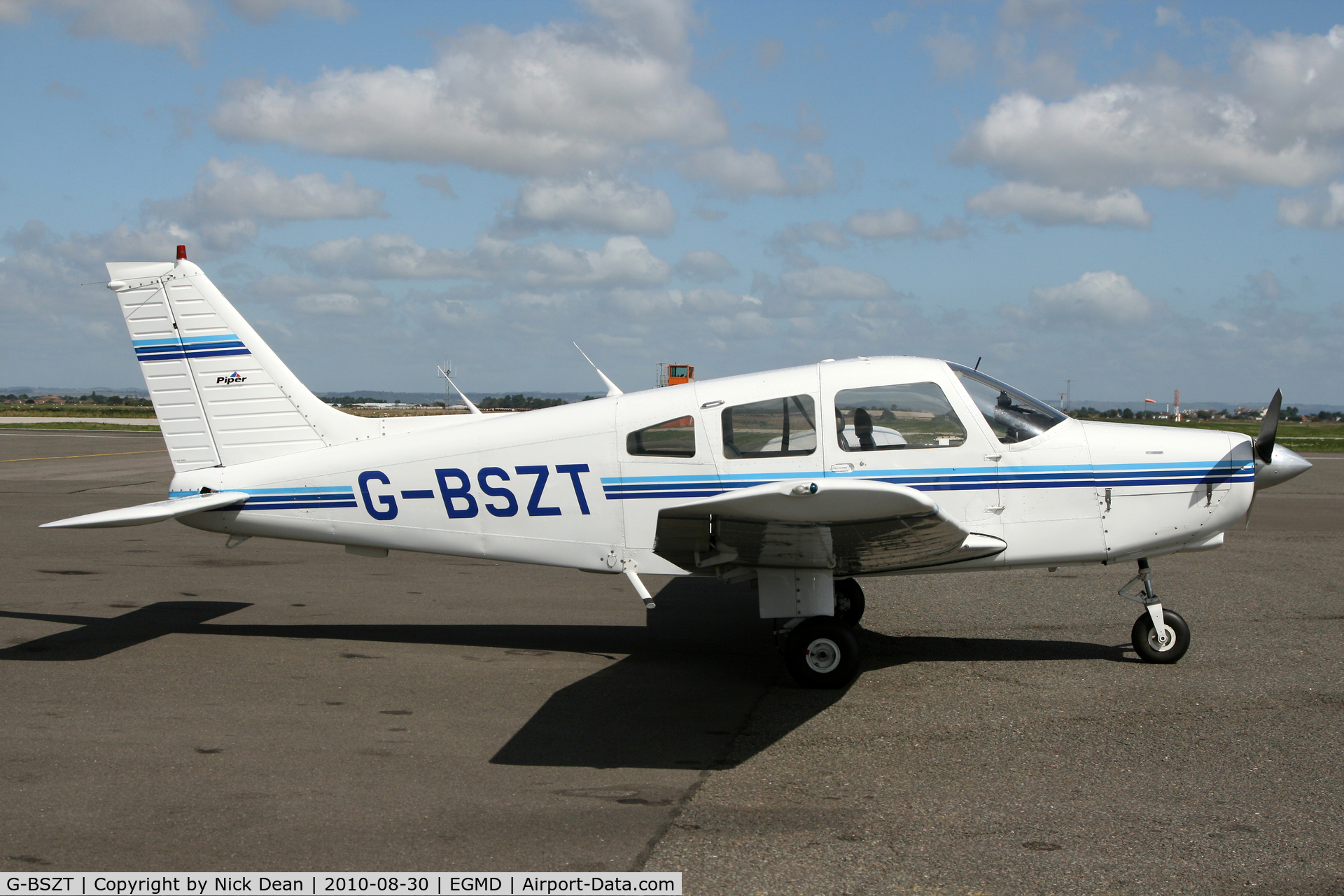 G-BSZT, 1981 Piper PA-28-161 Warrior II C/N 28-8116027, EGMD