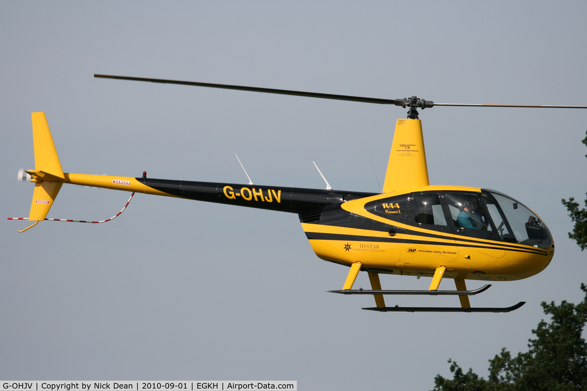 G-OHJV, 2007 Robinson R44 Raven I C/N 1722, EGKH