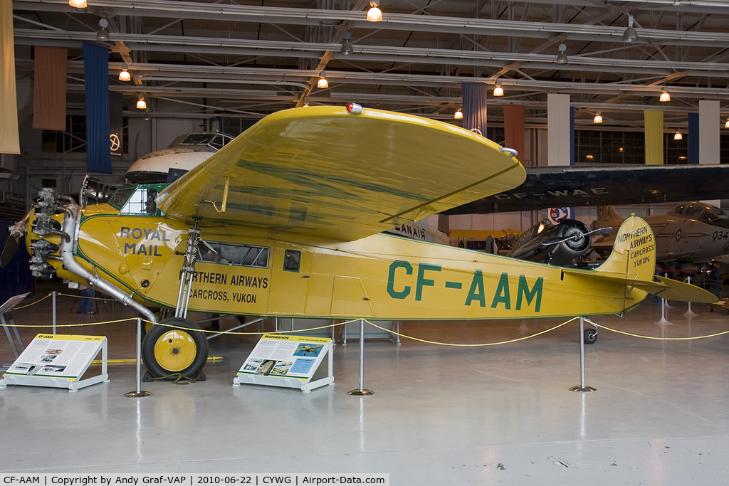 CF-AAM, 1929 Fokker SUPER UNIVERSAL C/N 827, Fokker Super Universal