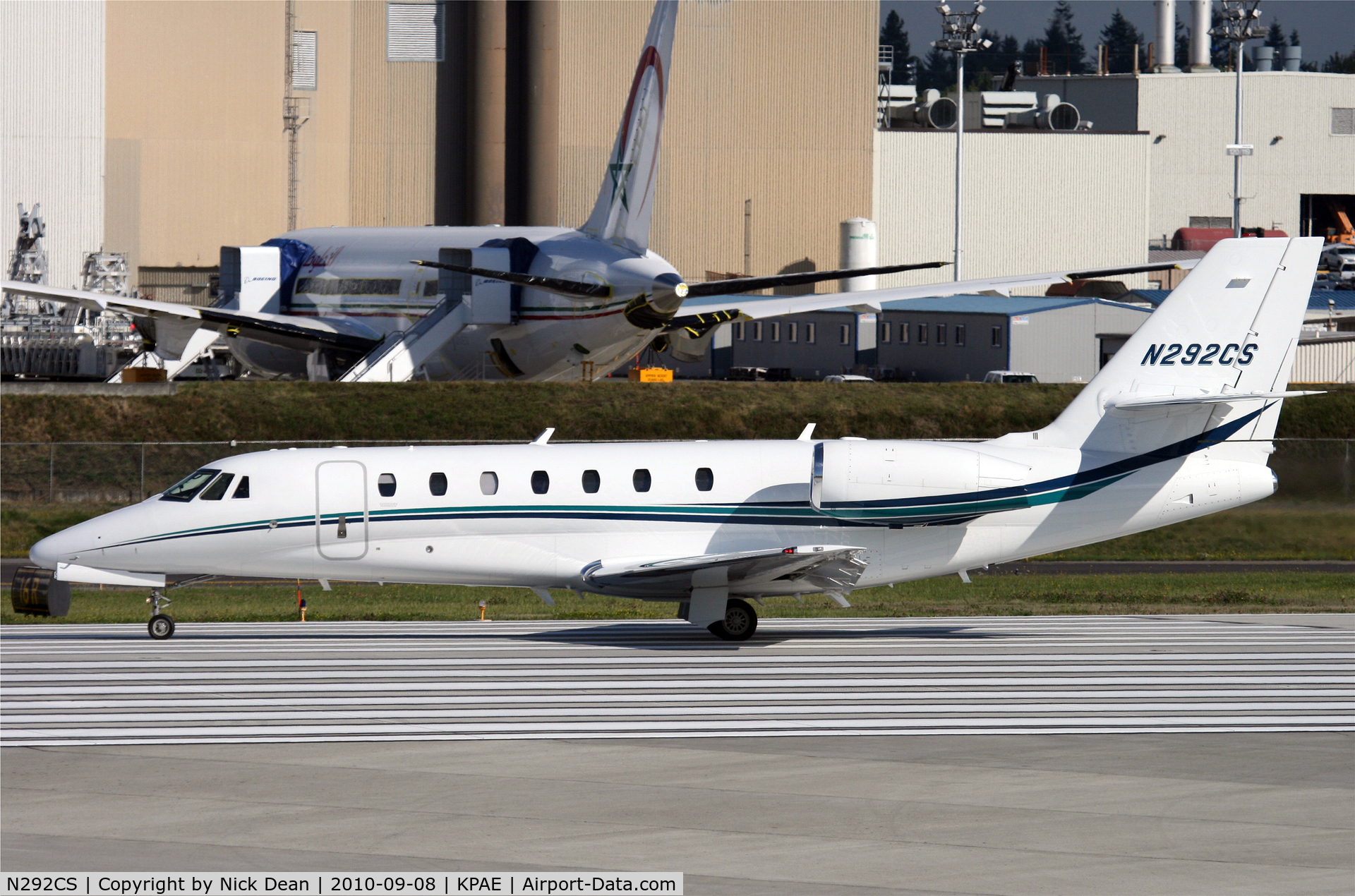 N292CS, 2010 Cessna 680 Citation Sovereign C/N 680-0292, KPAE Departing 16R to Sonoma County CA