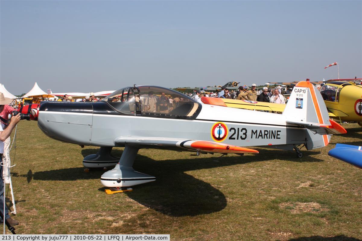 213, Mudry CAP-10B C/N 213, on display at La Ferté Alais