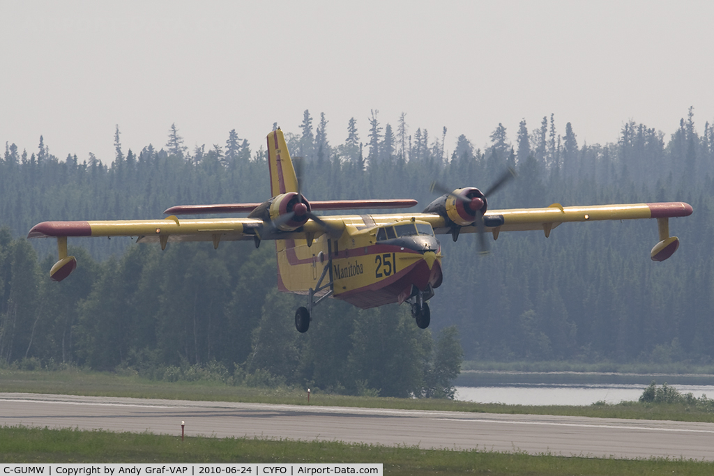 C-GUMW, 1978 Canadair CL-215-III (CL-215-1A10) C/N 1065, Province Of Manitoba CL-215