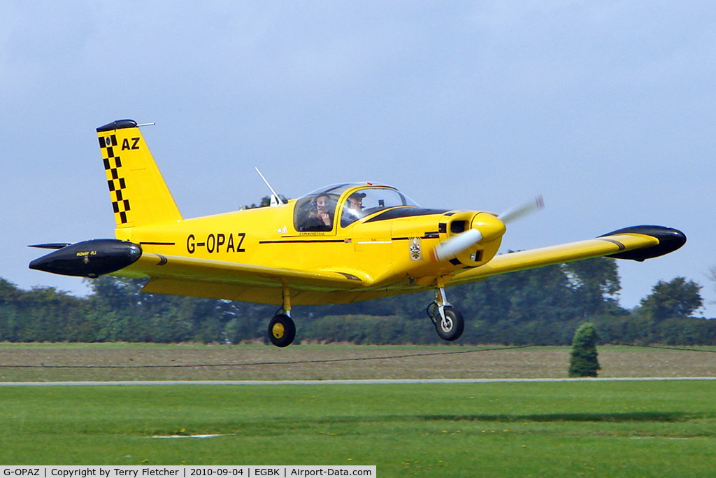 G-OPAZ, 2001 Pazmany PL-2 C/N PFA 069-10673, 2001 Morris K PAZMANY PL-2, c/n: PFA 069-10673
at 2010 LAA National Rally