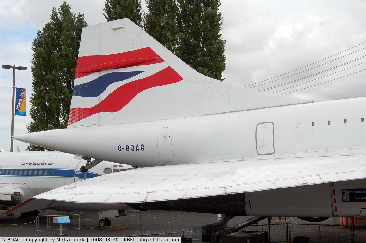 G-BOAG, 1978 Aerospatiale-BAC Concorde 1-102 C/N 100-014, At the Museum of Flight