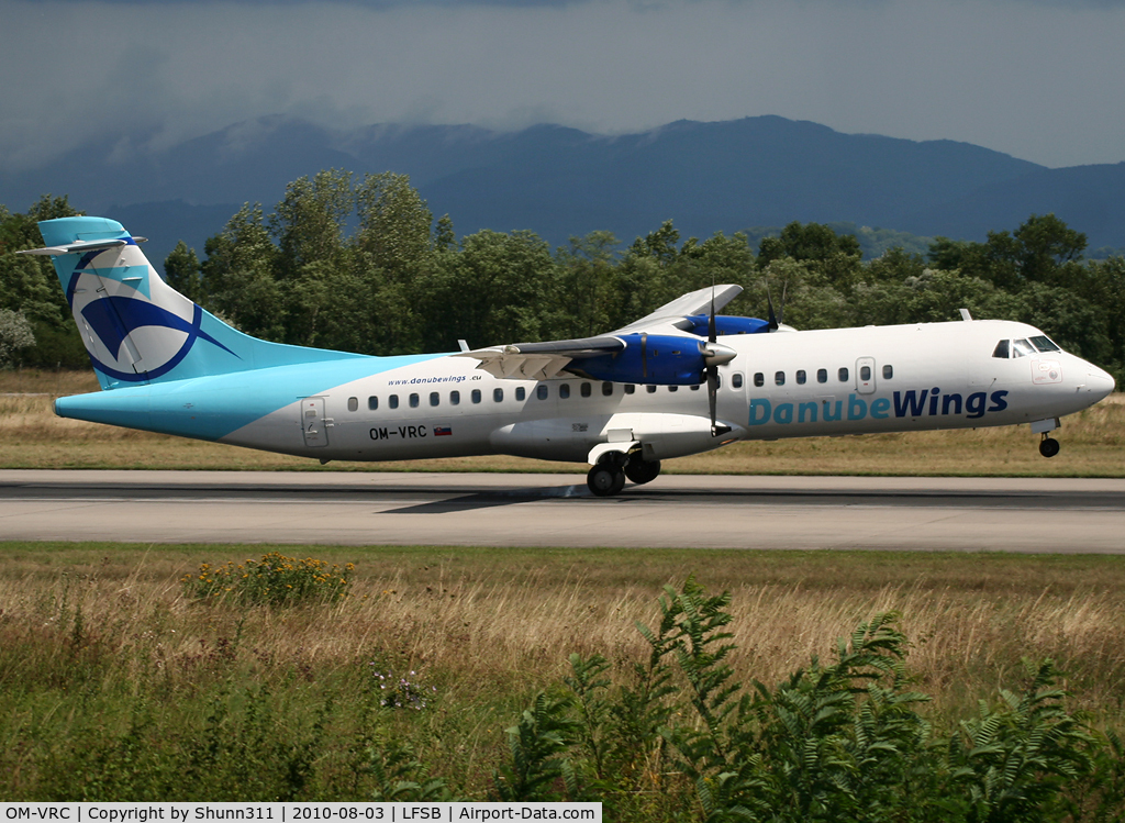 OM-VRC, 1992 ATR 72-202 C/N 307, Landing rwy 16