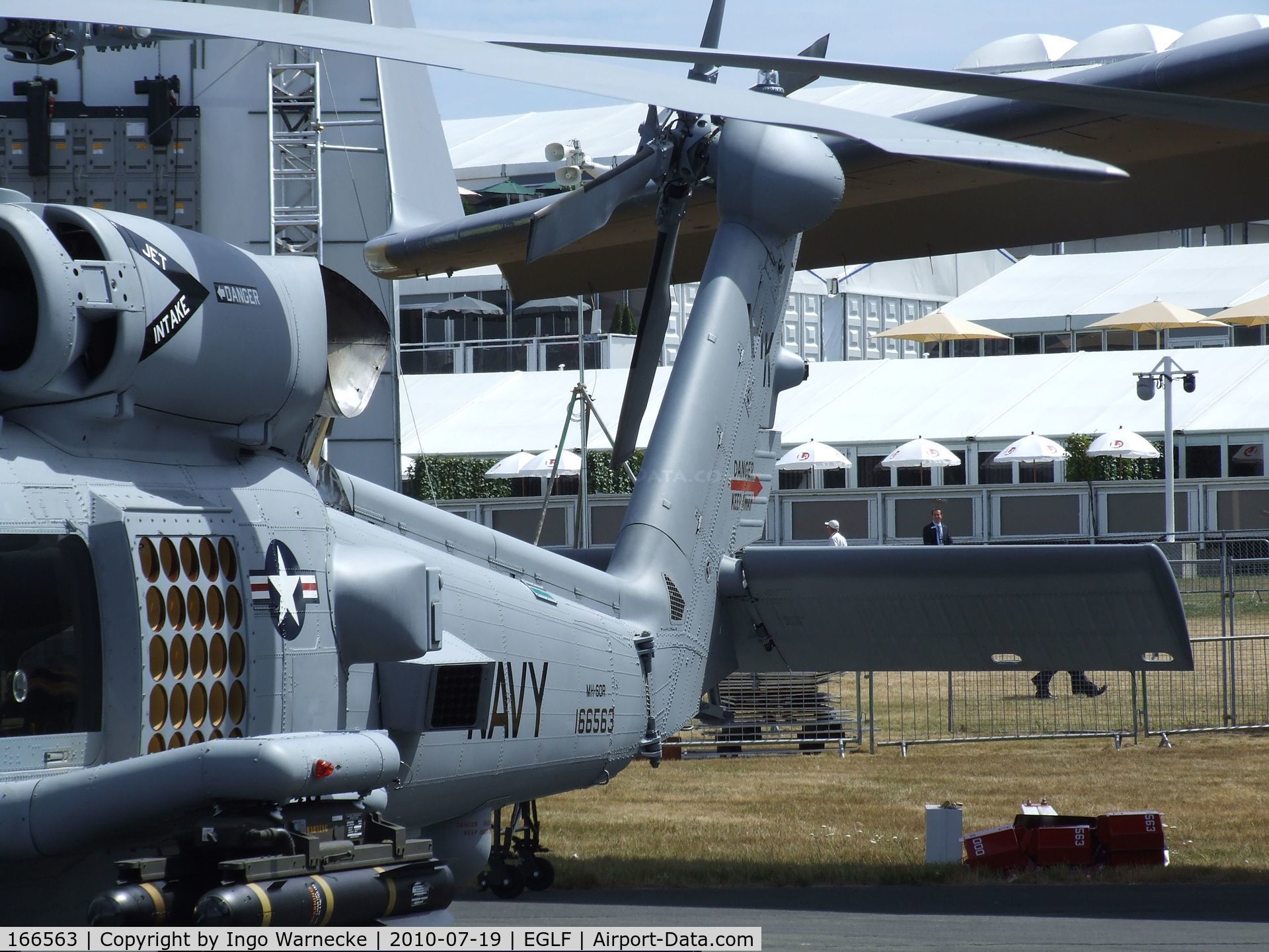 166563, Sikorsky MH-60R Strikehawk C/N 70-3194, Sikorsky MH-60R Seahawk of the US Navy at 2010 Farnborough International