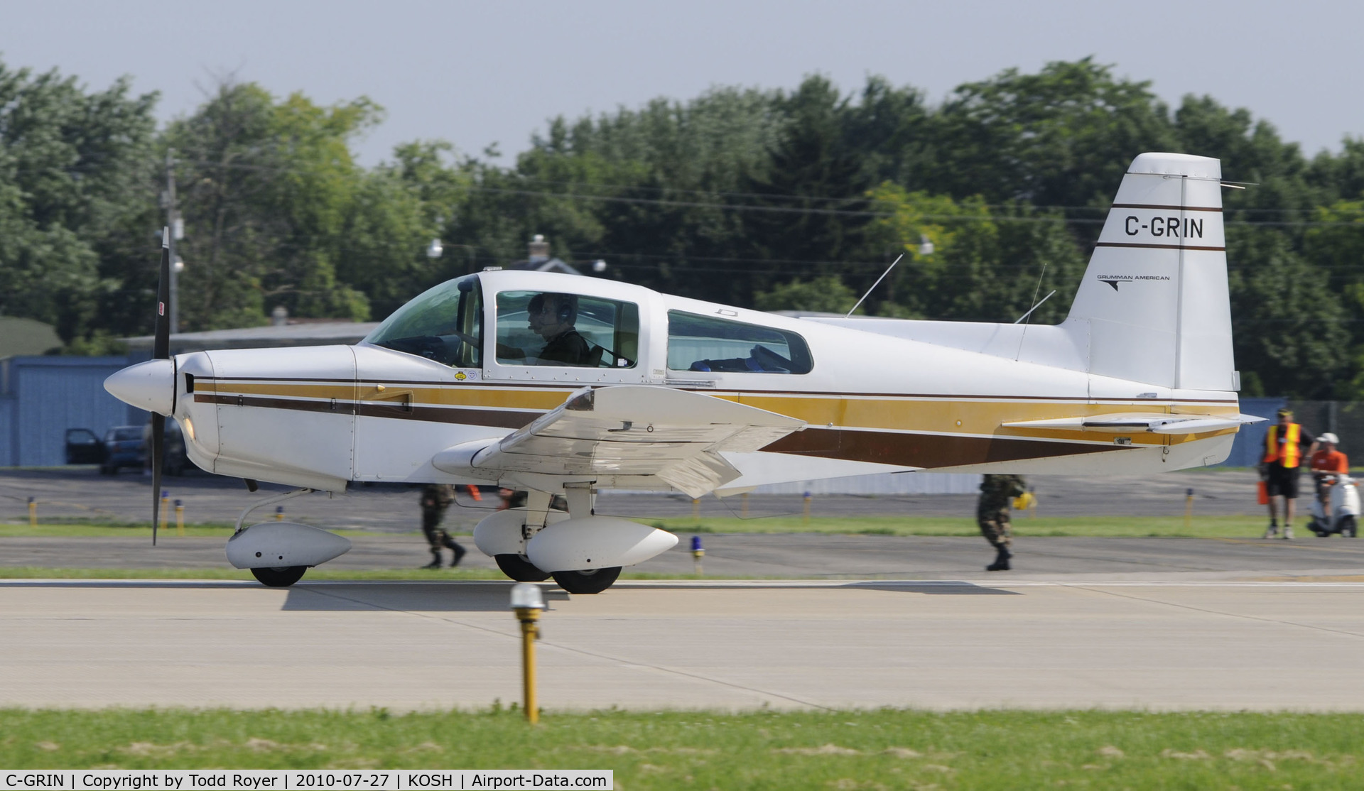 C-GRIN, 1974 American Aviation AA-5 Traveler C/N AA5-0536, EAA AIRVENTURE 2010