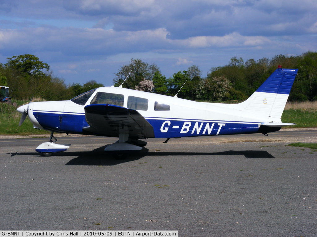 G-BNNT, 1976 Piper PA-28-151 Cherokee Warrior C/N 28-7615056, at Enstone Airfield