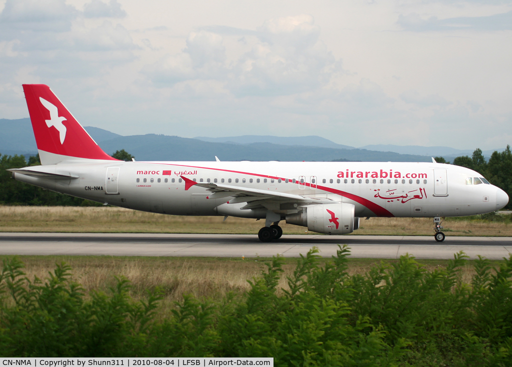 CN-NMA, 2009 Airbus A320-214 C/N 3809, Taking off rwy 16