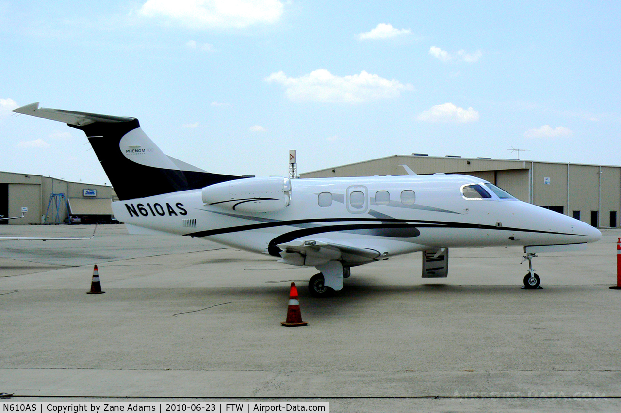 N610AS, 2009 Embraer EMB-500 Phenom 100 C/N 50000044, At Meacham Field, Ft. Wort, TX