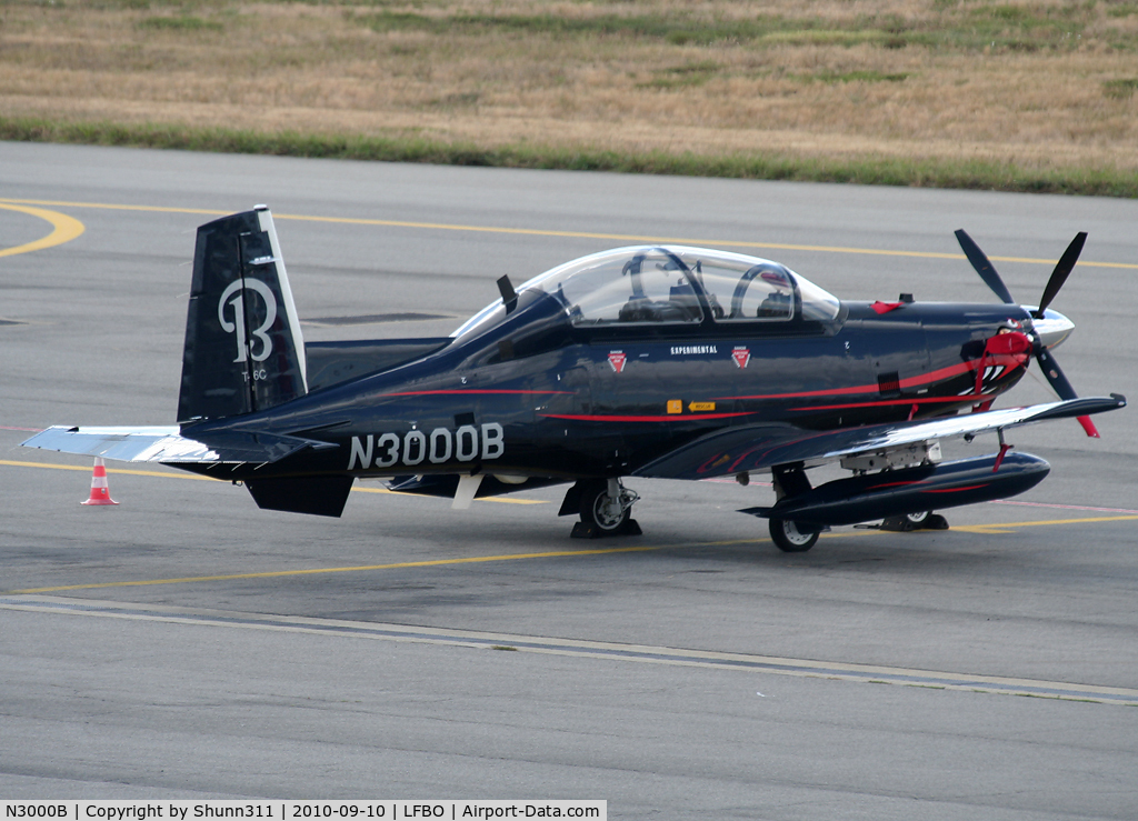 N3000B, 2006 Raytheon 3000 (T-6) C/N PH-1, Parked at the General Aviation area...