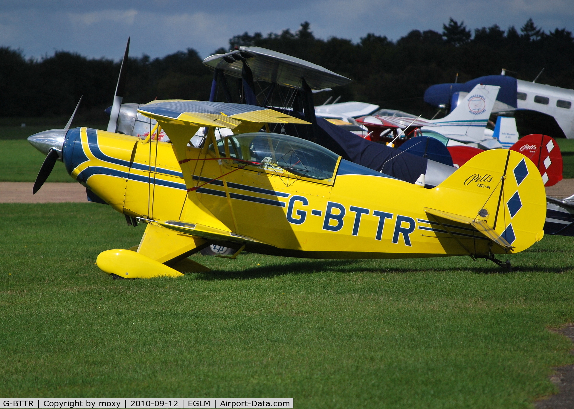 G-BTTR, 1979 Aerotek Pitts S-2A Special C/N 2208, Pitts S-2A Ex N38MP at White Waltham