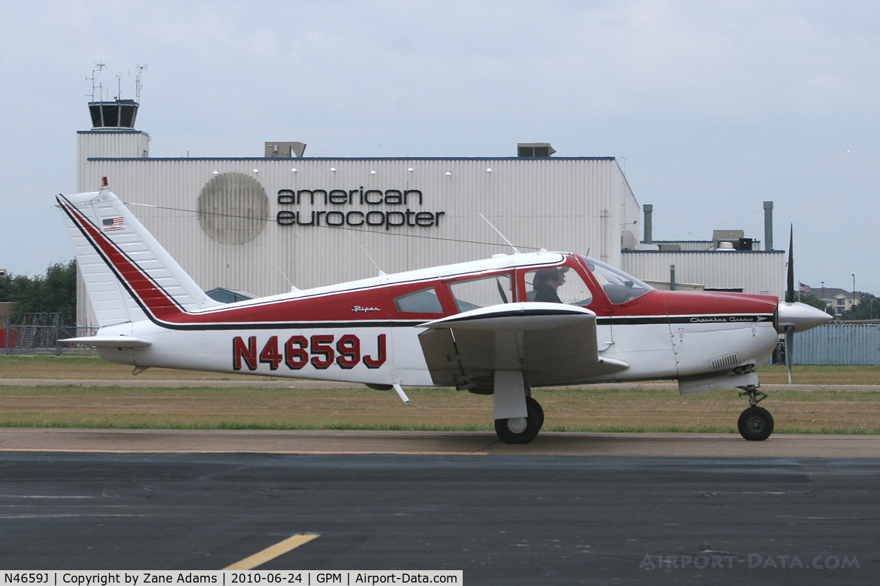 N4659J, 1968 Piper PA-28R-180 Cherokee Arrow C/N 28R-30554, At Grand Prairie Municipal Airport