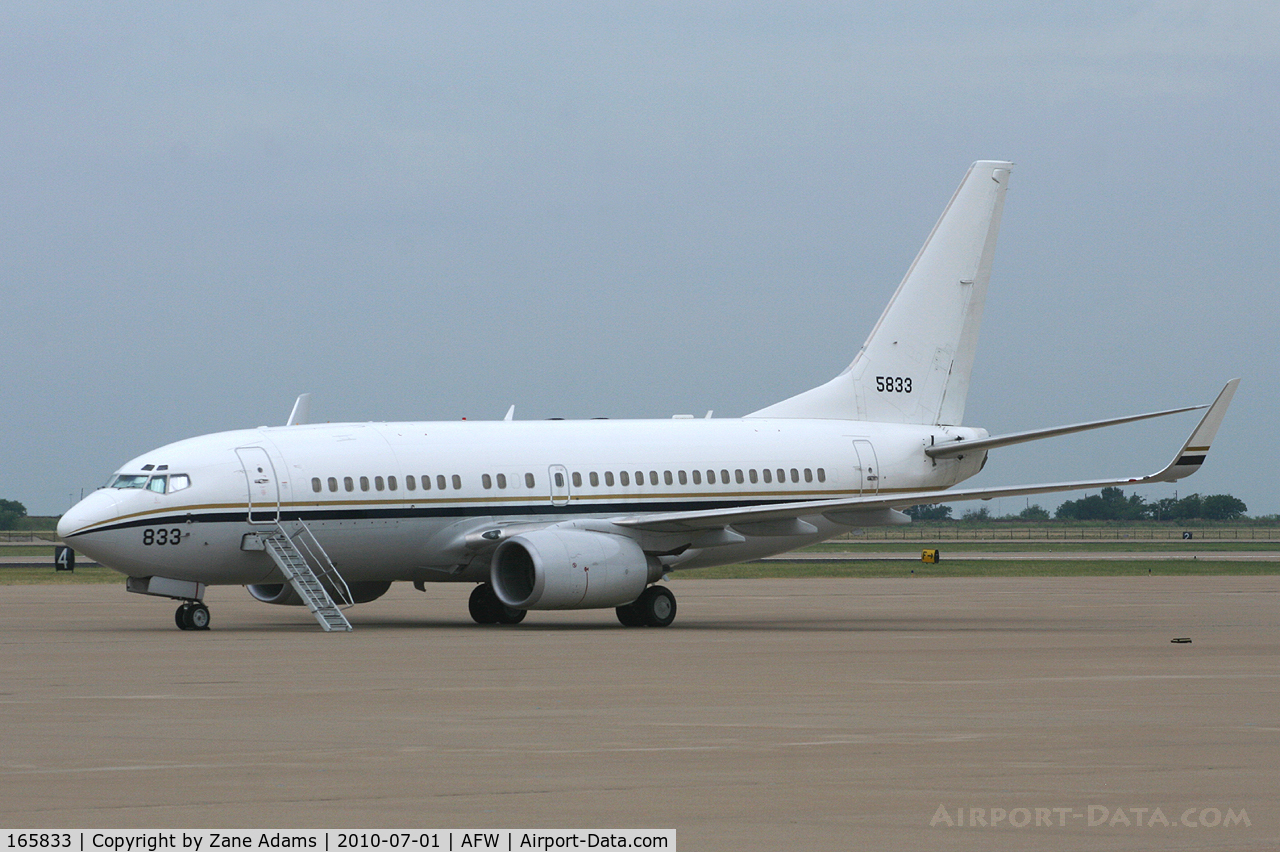 165833, 2002 Boeing C-40A (737-7AF) Clipper C/N 32597, At Alliance Airport - Fort Worth, TX