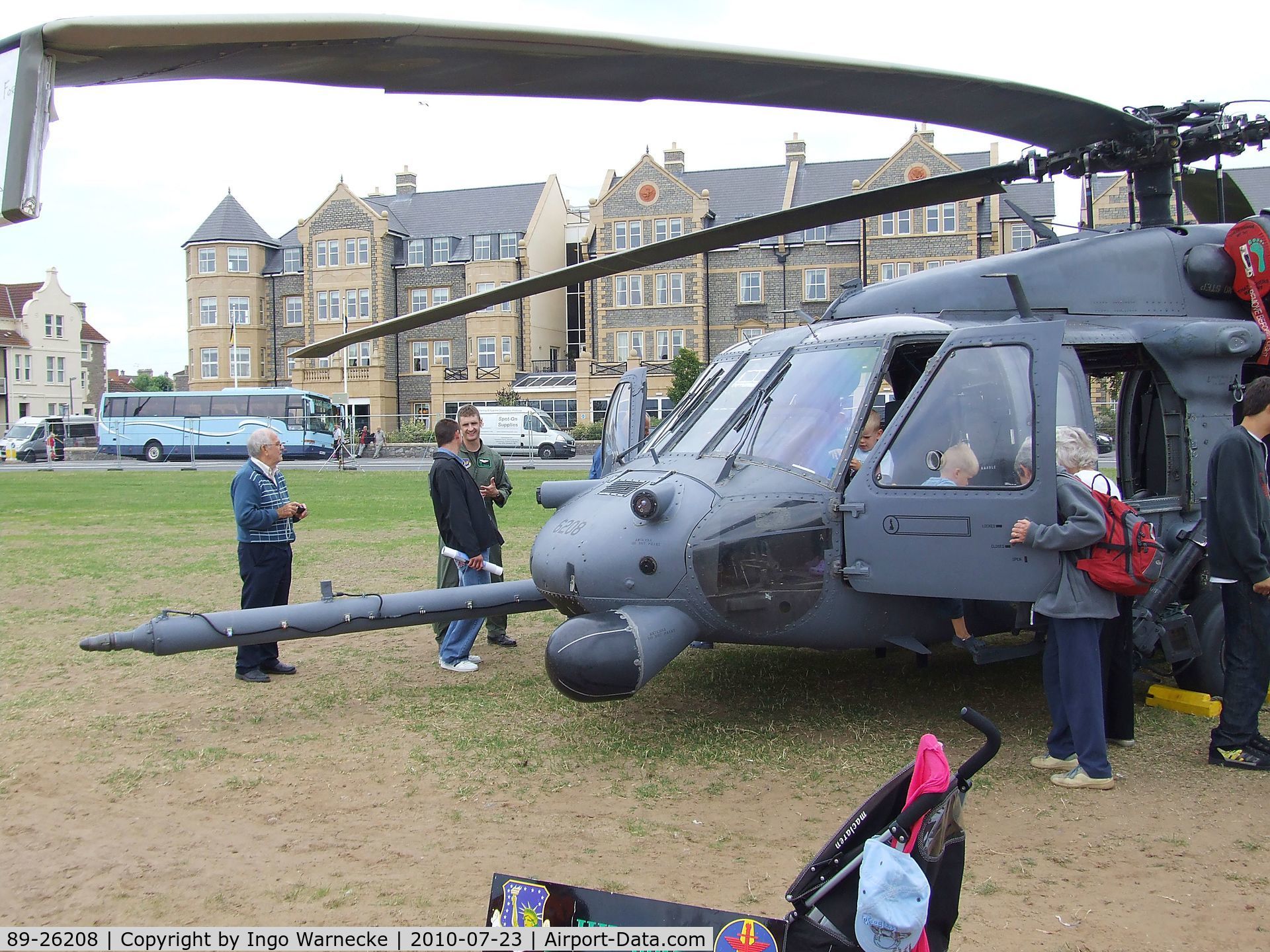 89-26208, 1989 Sikorsky HH-60G Pave Hawk C/N 70-1439, Sikorsky HH-60G Pave Hawk of the USAF at the 2010 Helidays on the Weston-super-Mare