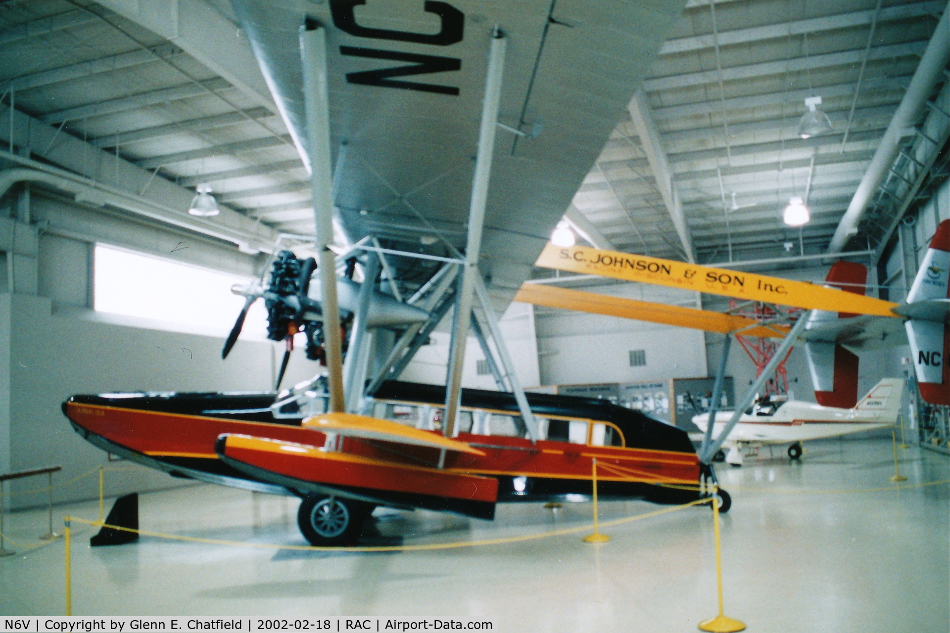 N6V, 1998 Born Again Restorations S-38B C/N B314-12, In the EAA local chapter hangar