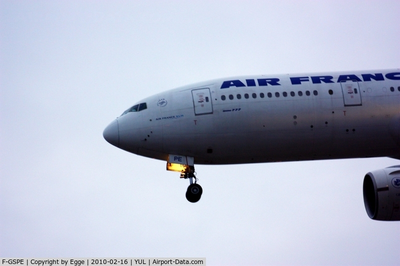 F-GSPE, 1999 Boeing 777-228/ER C/N 29006, Air France