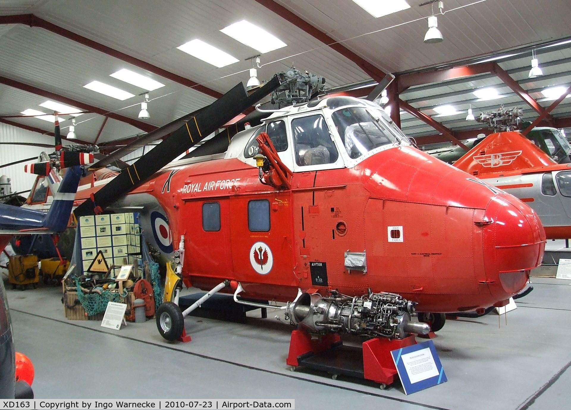 XD163, 1954 Westland Whirlwind HAR.10 C/N WA20, Westland Whirlwind HAR10 at the Helicopter Museum, Weston-super-Mare