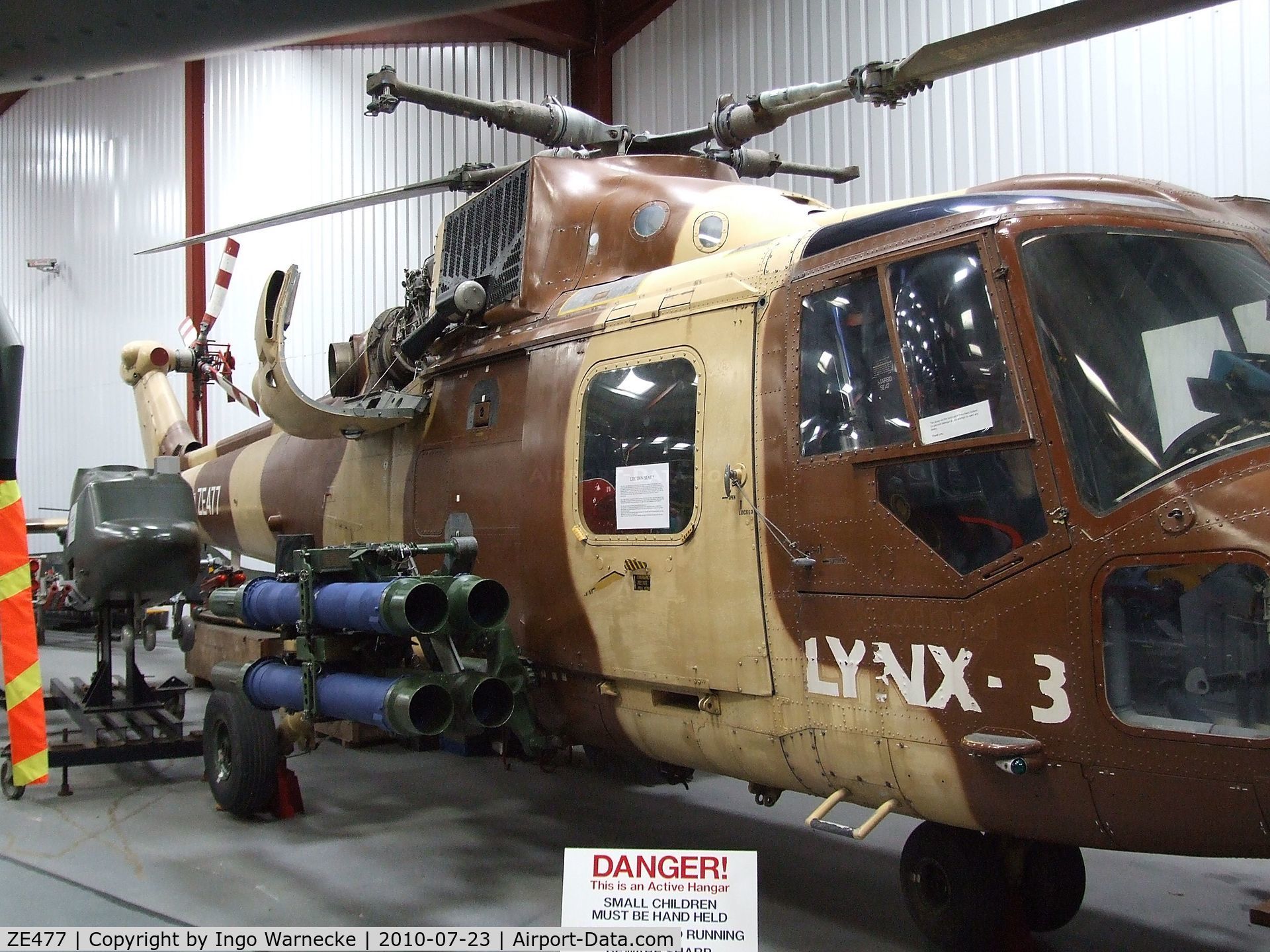 ZE477, 1984 Westland Lynx HAS.3 C/N 310/001P, Westland Lynx 3 prototype at the Helicopter Museum, Weston-super-Mare