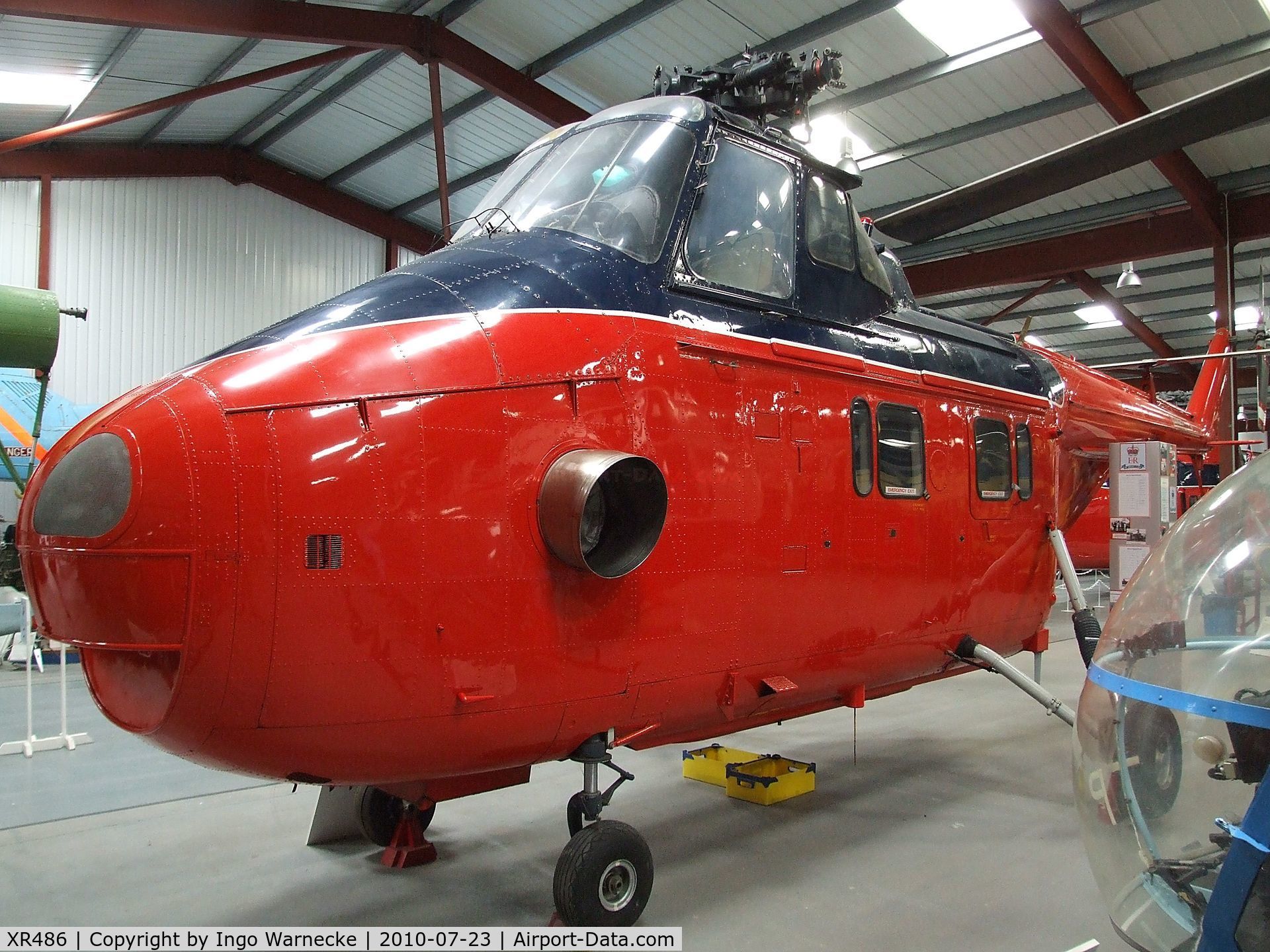 XR486, 1964 Westland Whirlwind HCC.12 C/N WA418, Westland Whirlwind HCC12 at the Helicopter Museum, Weston-super-Mare