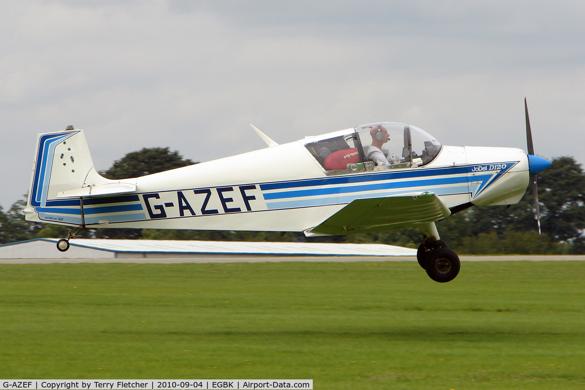 G-AZEF, 1966 Wassmer (Jodel) D-120 Paris-Nice C/N 321, 1966 Societe Wassmer JODEL D120, c/n: 321 at 2010 LAA National Rally