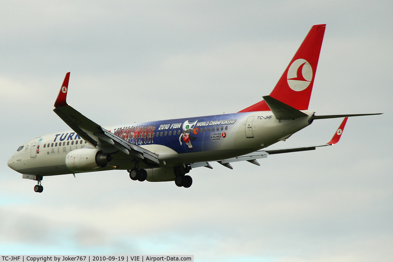 TC-JHF, 2008 Boeing 737-8F2 C/N 35745, Turkish Airlines