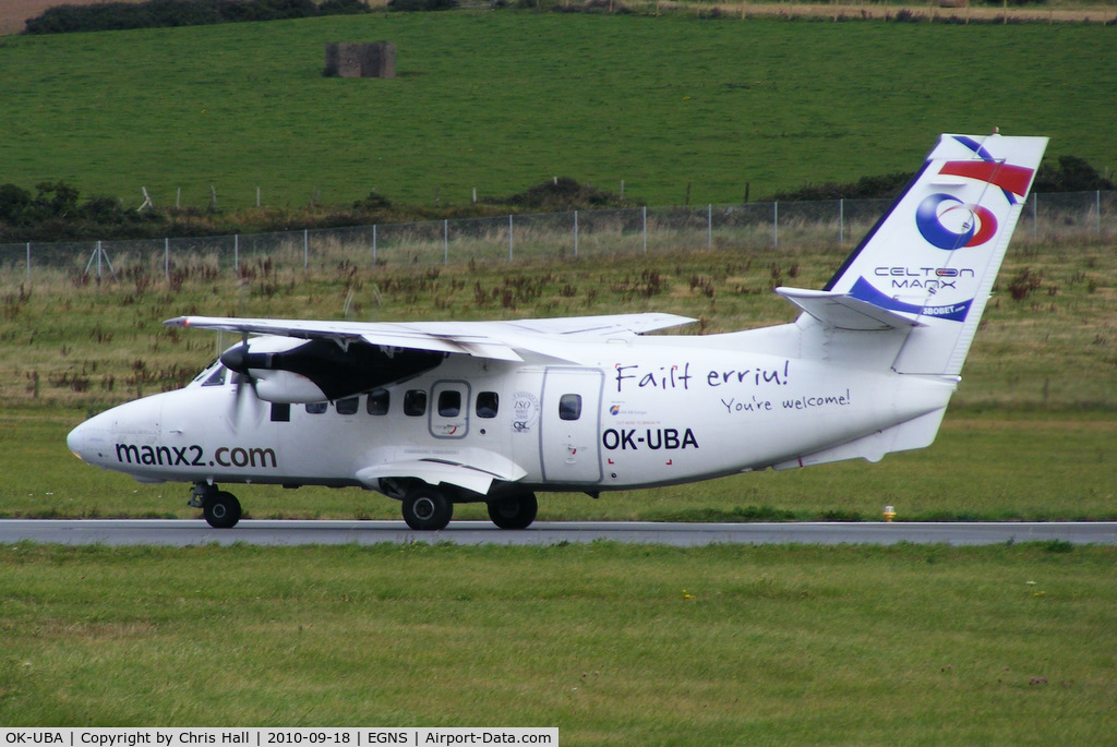 OK-UBA, 1989 Let L-410UVP-E3 Turbolet C/N 892319, Manx2