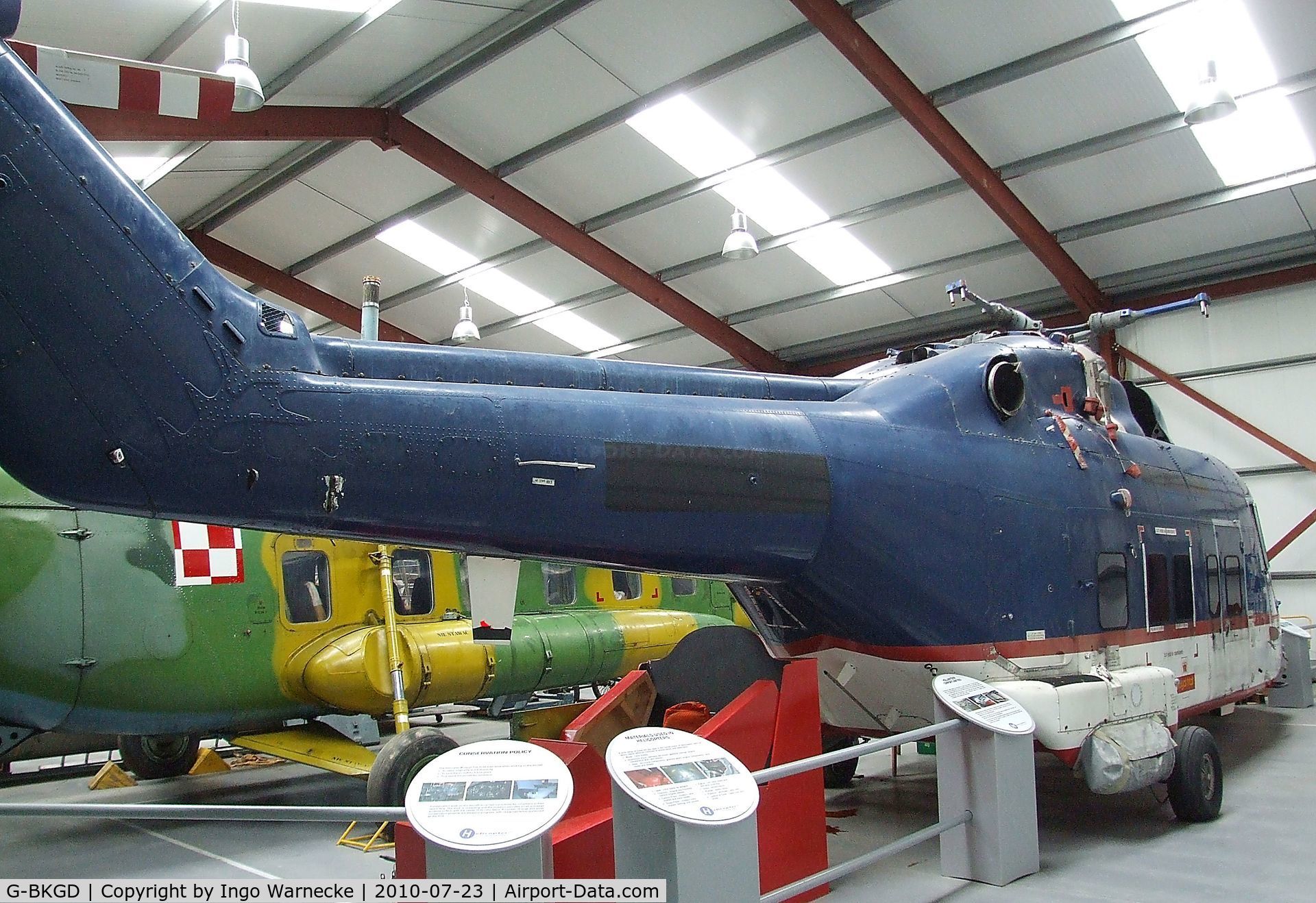 G-BKGD, 1982 Westland WG-30-100 C/N 002, Westland 30-100 at the Helicopter Museum, Weston-super-Mare