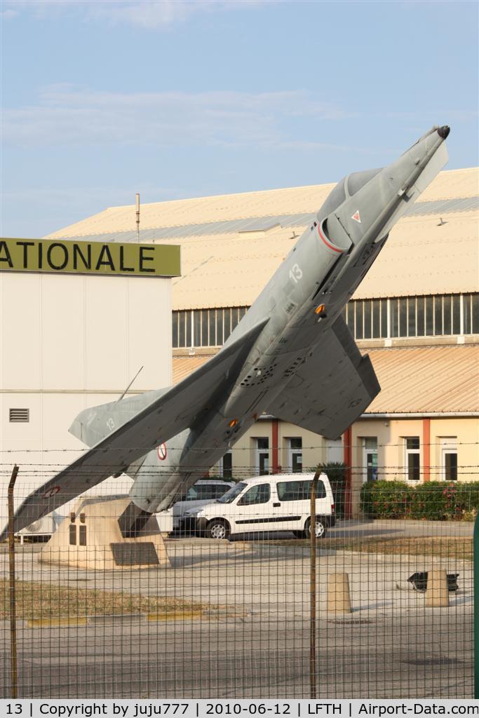 13, Dassault Etendard IV.M C/N 13, on display at Hyére