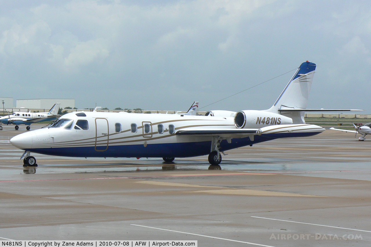 N481NS, 1982 Israel Aircraft Industries IAI-1124 Westwind C/N 378, At Alliance Airport, Fort Worth, TX