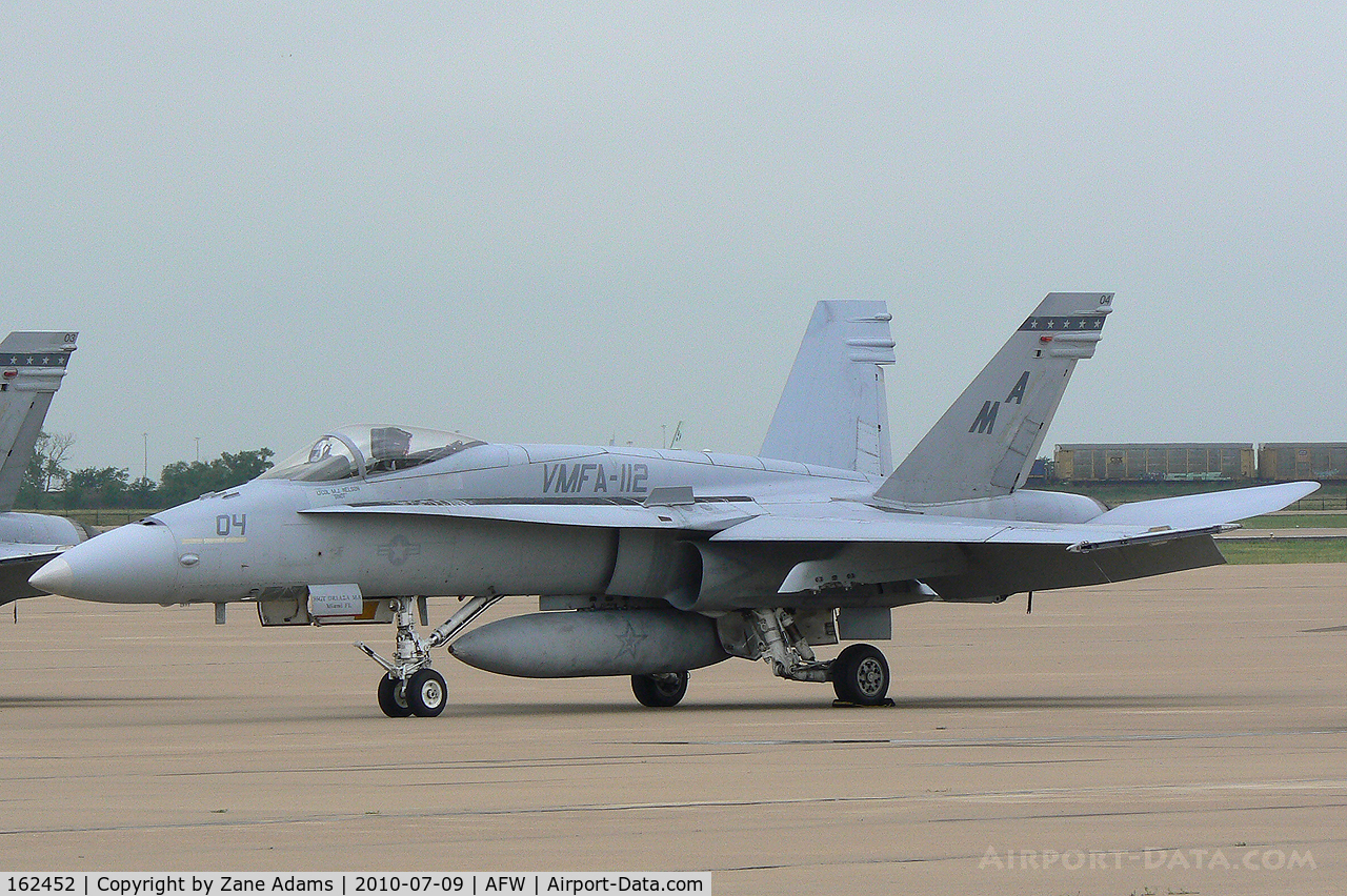 162452, McDonnell Douglas F/A-18A Hornet C/N 0302/A247, At Alliance Airport, Fort Worth, TX