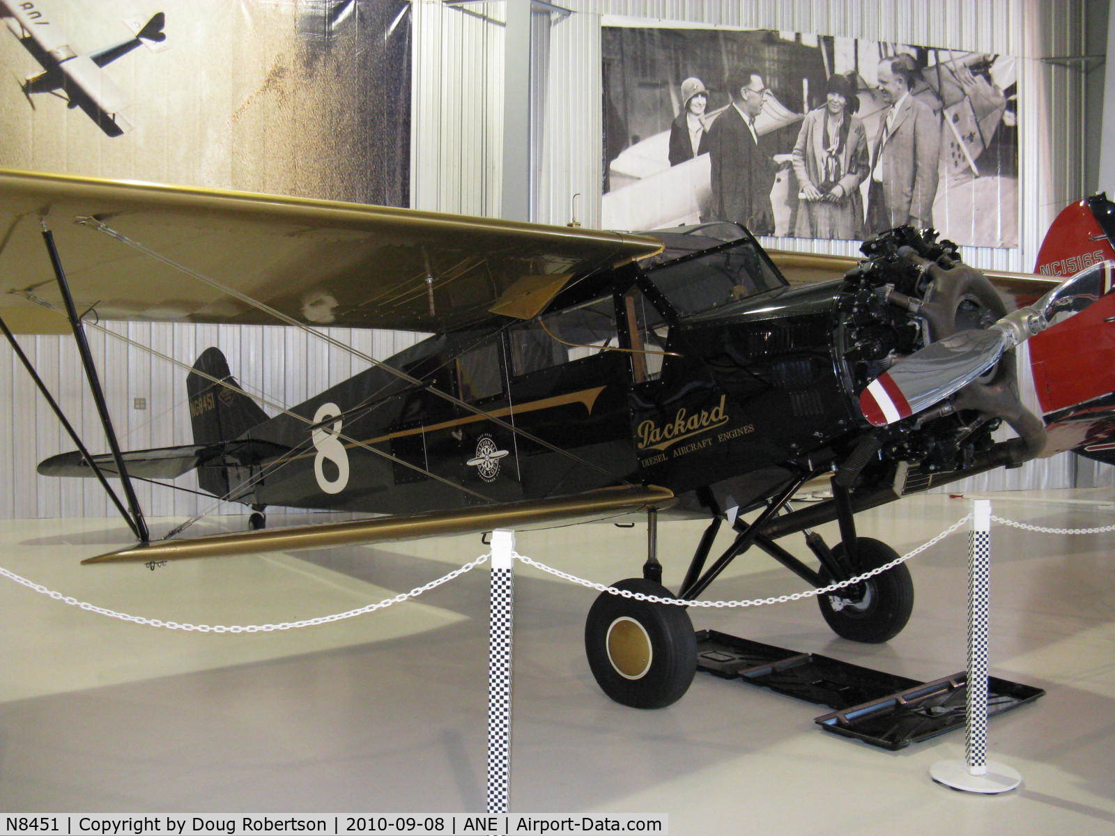 N8451, 1929 Buhl CA-3E C/N 57, 1929 Buhl CA-3E SPORT AIRSEDAN, Curtiss-Wright R-975-28 derated to 330 Hp, at Golden Wings Museum