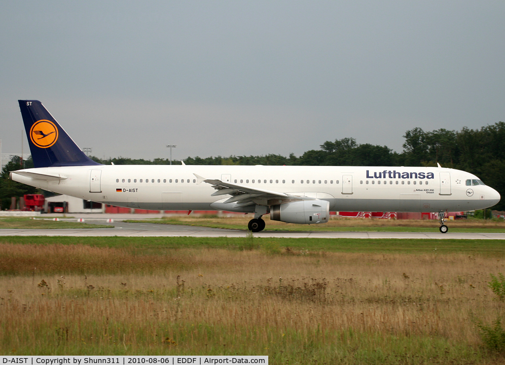 D-AIST, 2009 Airbus A321-231 C/N 4005, Taking off rwy 18