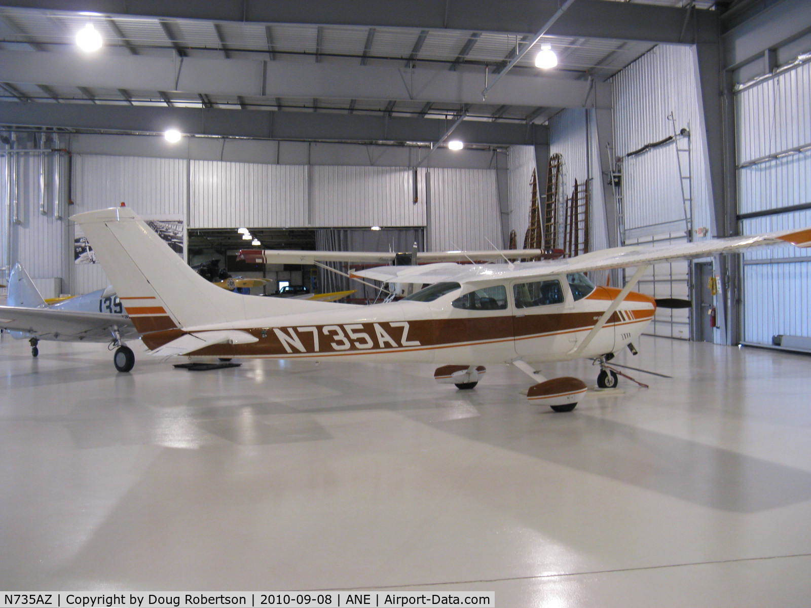 N735AZ, 1976 Cessna 182Q Skylane C/N 18265283, 1976 Cessna 182Q SKYLANE, Continental O-470-S 230 Hp, at Golden Wings Museum