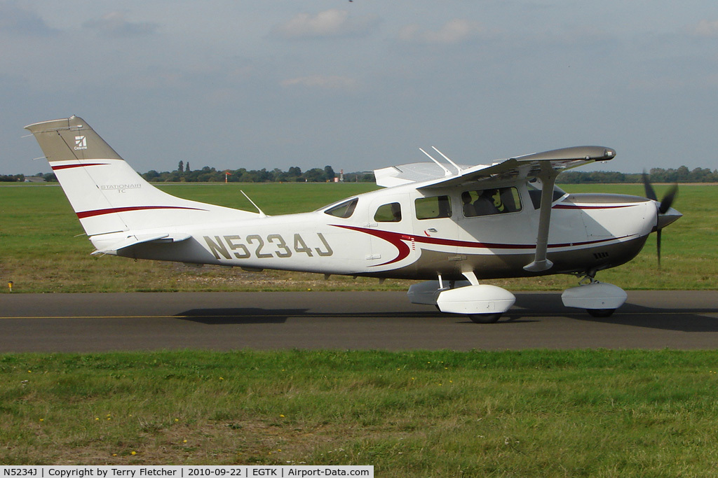 N5234J, 2009 Cessna T206H Turbo Stationair C/N T20608910, Cessna T206H, c/n: T20608910 at Kidlington