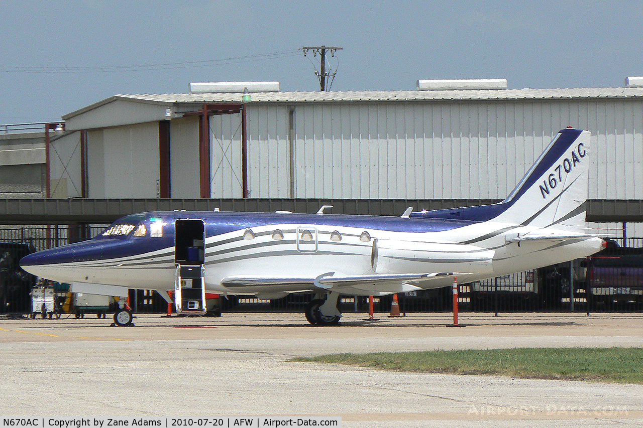 N670AC, 1980 North American NA-265-65 Sabreliner 65 C/N 465-31, At Meacham Field - Fort Worth, TX