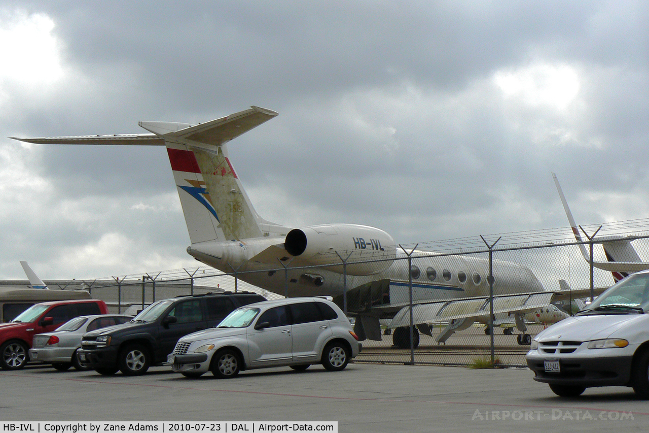 HB-IVL, Gulfstream Aerospace 5 C/N 513, At Dallas Love Field